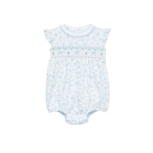 Eloise's Classics Smocked Bubble- Sky Blue