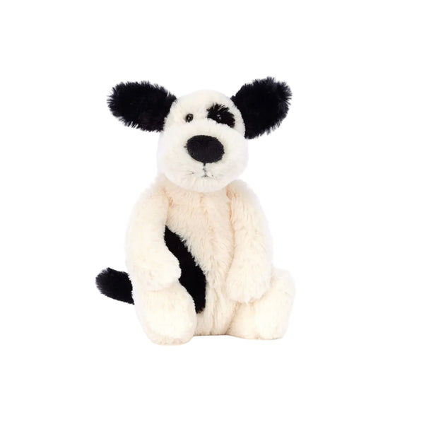 Bashful Rufferty Black and Cream Puppy (Small)