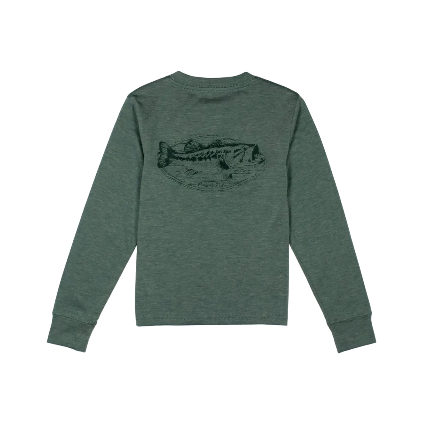 Boys Portland Pocket Tee LS Bass Mount Forest