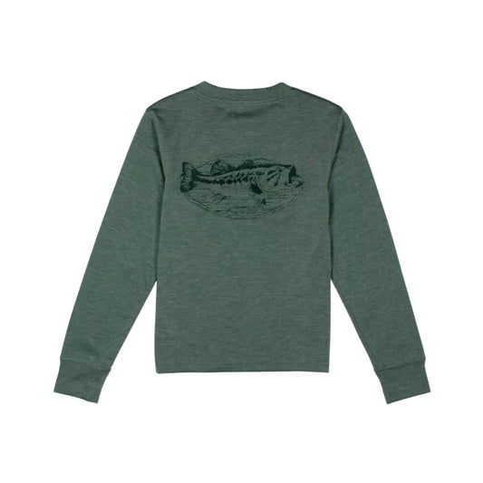 Boys Portland Pocket Tee LS Bass Mount Forest