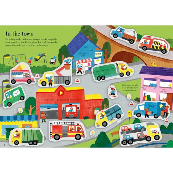 Little First Stickers Tractors and Trucks: Usborne