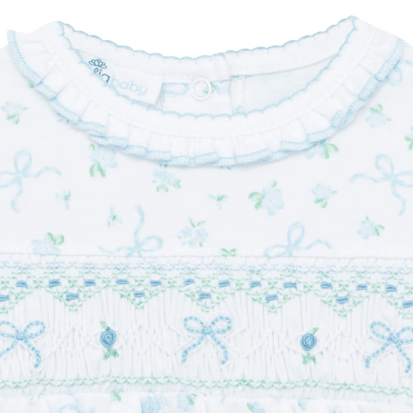 Eloise's Classics Smocked Bubble- Sky Blue