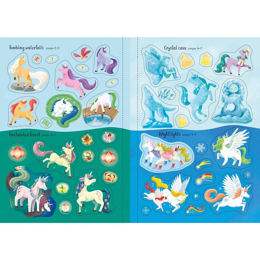 Sparkly Unicorns Sticker Book: Usborne