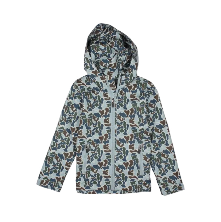 Boys Canopy Rain Jacket Terra Camo