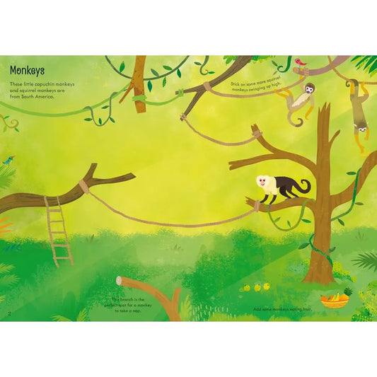 Little First Stickers Zoo: Usborne