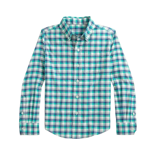 Boys Diamond Cove Heather Skipjack Sport Shirt