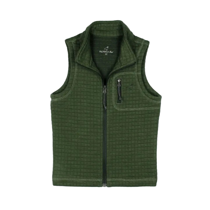 Boys Delta Vest Thyme