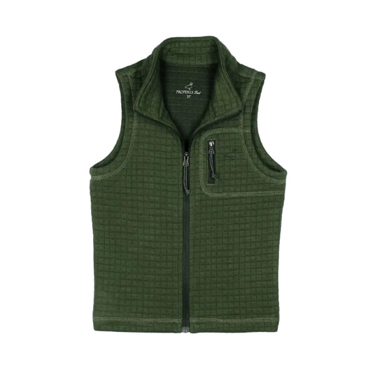Boys Delta Vest Thyme