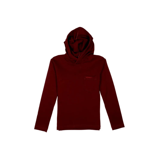 Boys Shoreline Hoodie Maroon