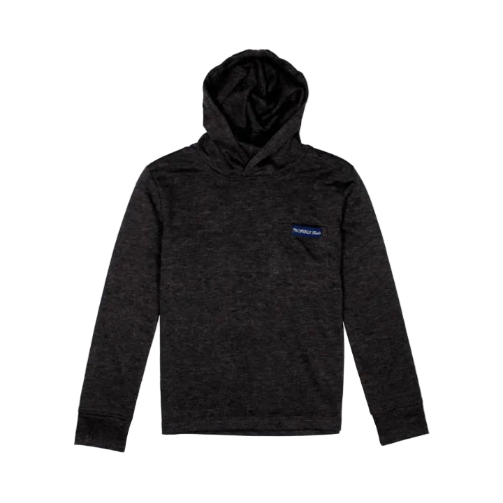 Boys Portland Hoodie Black Heather