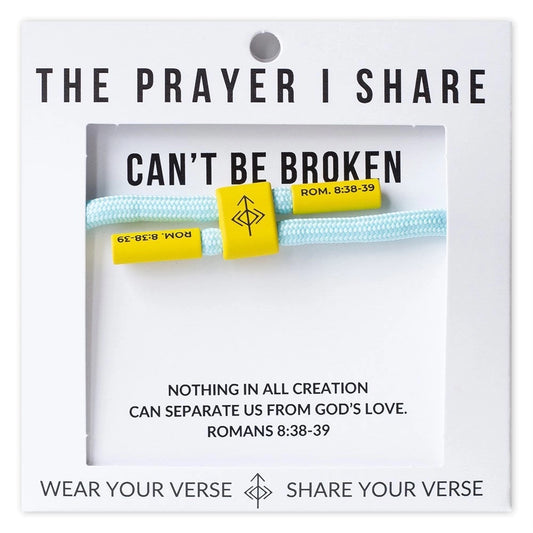 Can't Be Broken Bracelet, Christian Cord Bracelet
