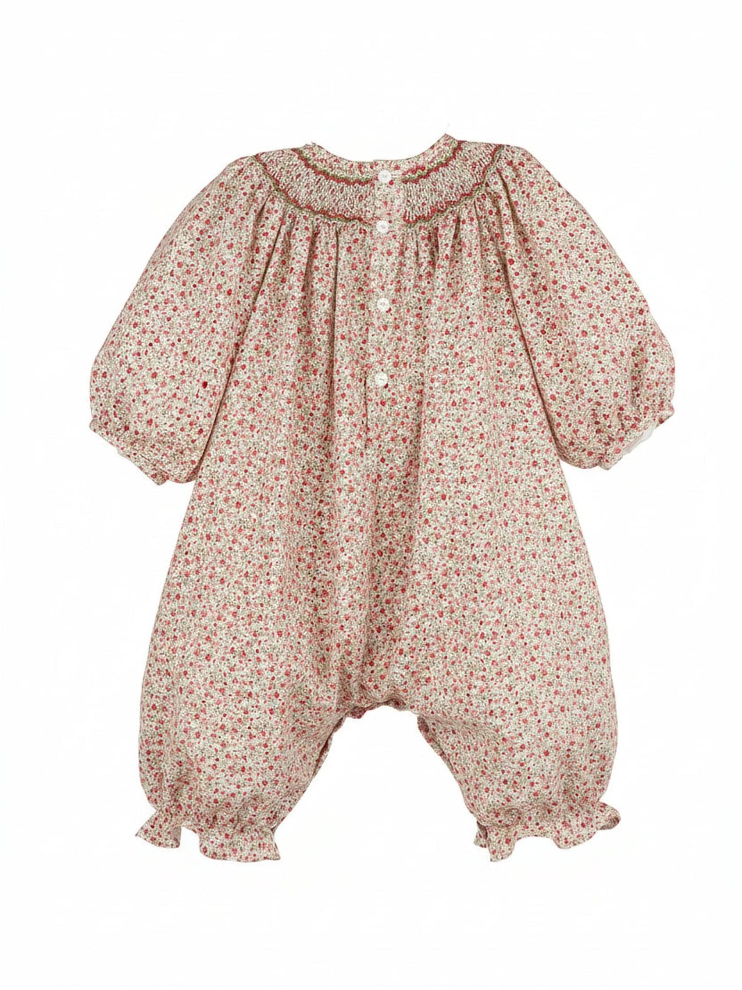 Mulberry Floral Bubble, Red