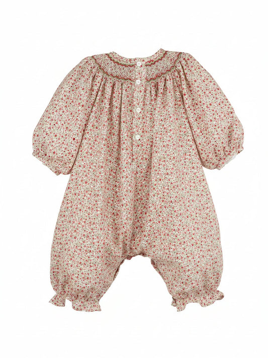 Mulberry Floral Bubble, Red