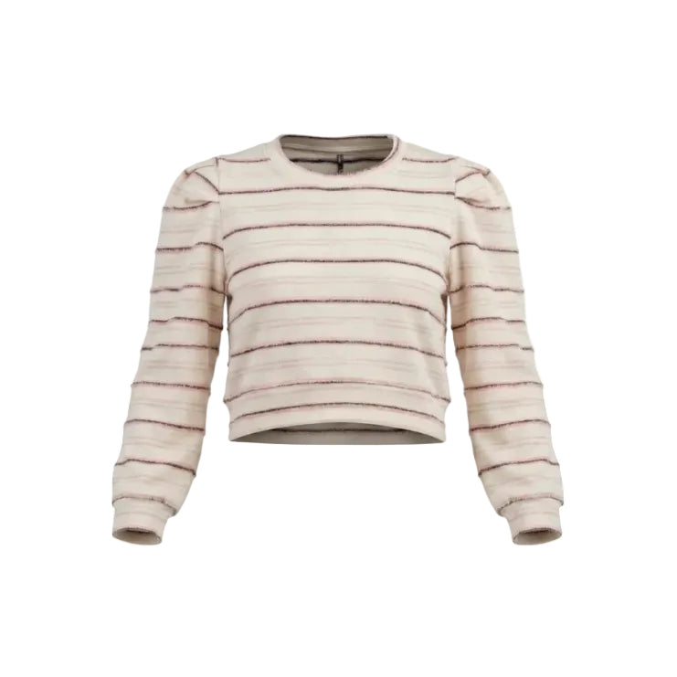 Peyton Top Blush Stripe