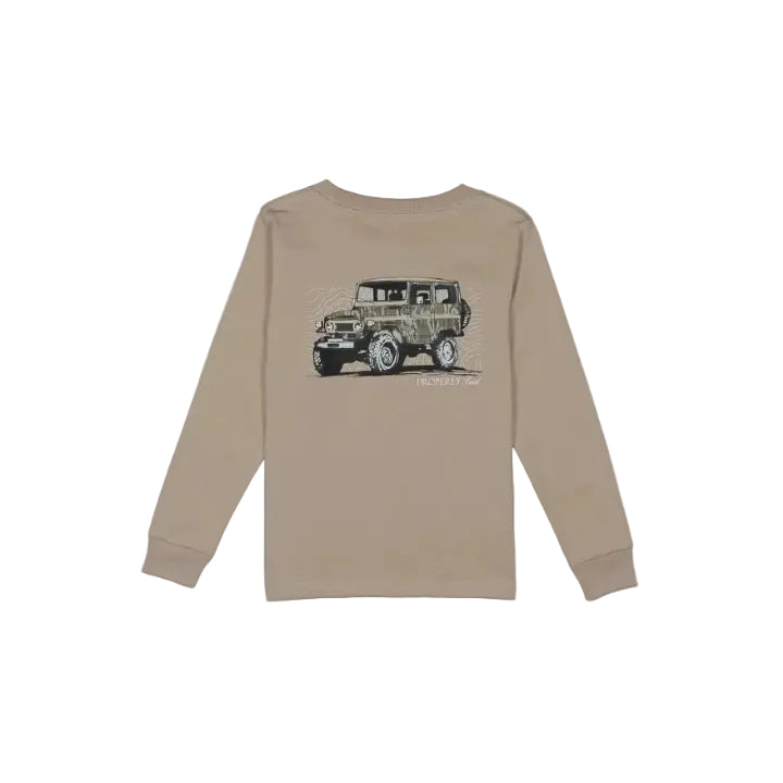 Boys Mossy Oak Topo Cruiser LS Sand
