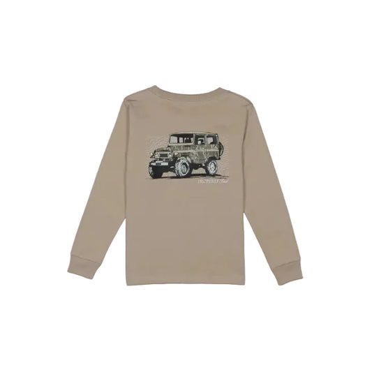 Boys Mossy Oak Topo Cruiser LS Sand