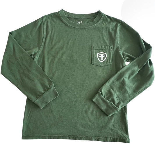 Long Sleeve F&F Deer Pocket T-Shirt