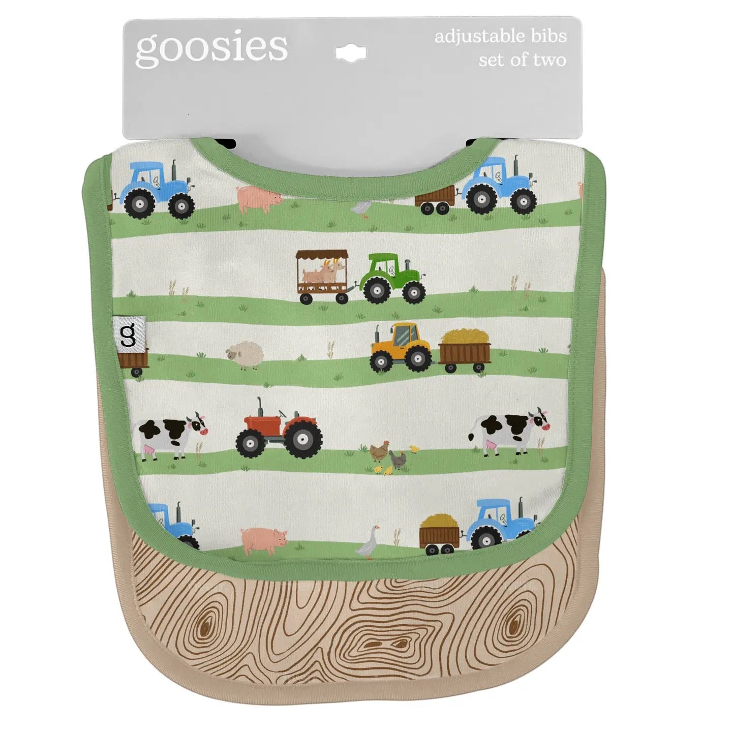 Farm Stripes - Bib Set