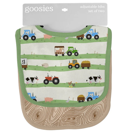 Farm Stripes - Bib Set