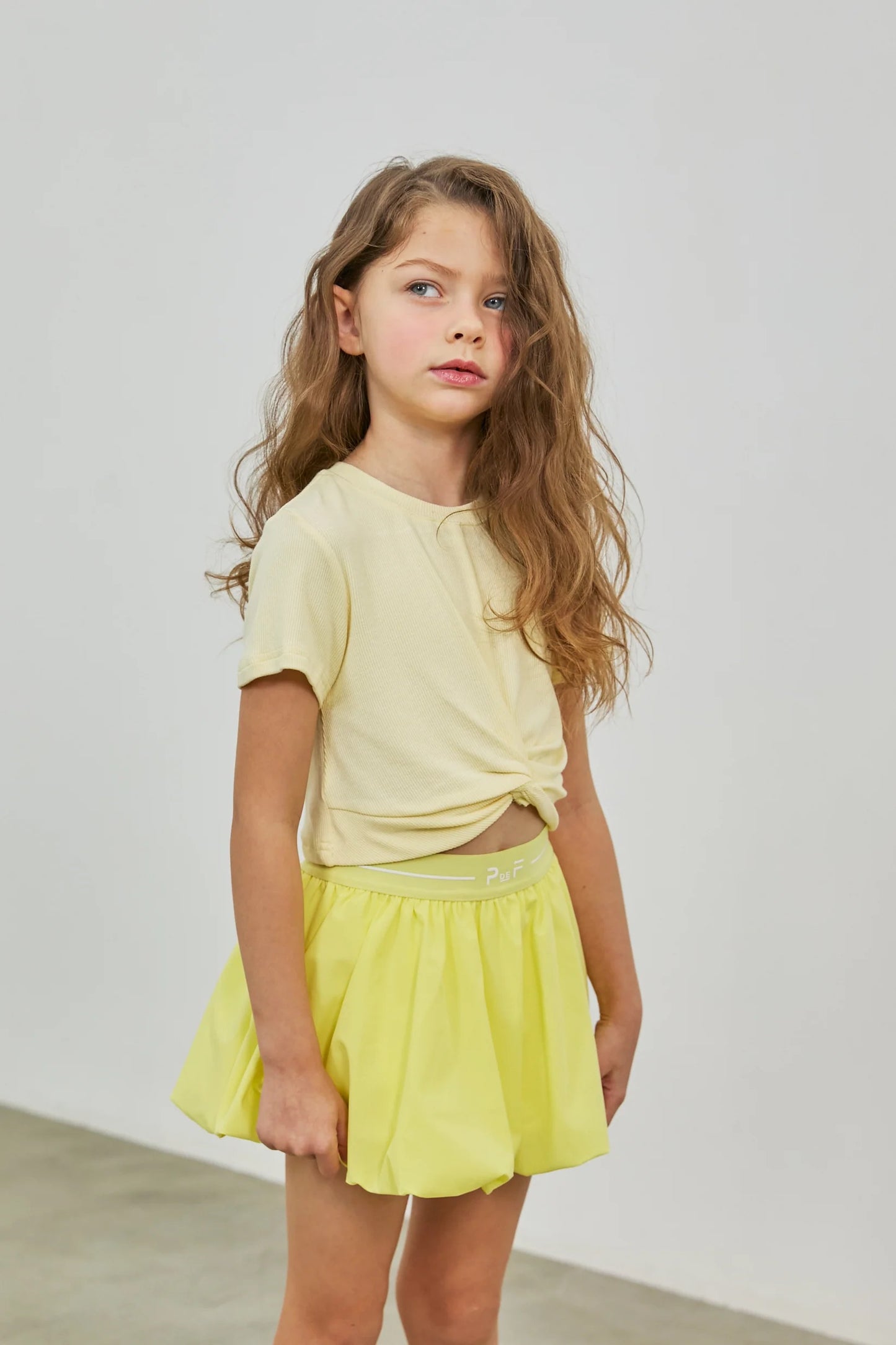 Court Bubble Skirt, Citrine