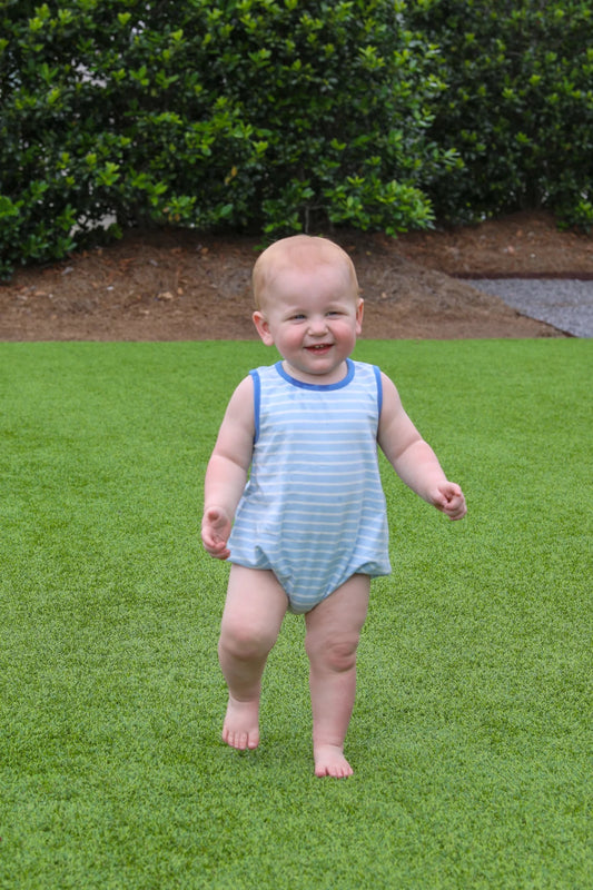 Drew Bubble- Sky Blue Stripe/Blue