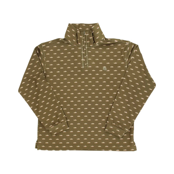 Performance Half Zip- Fish
