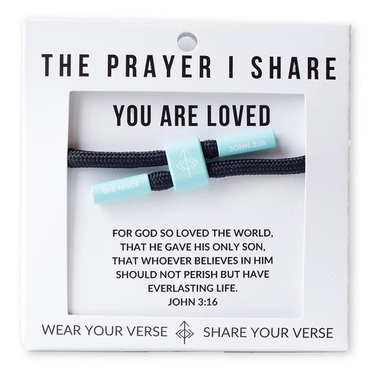 You Are Loved Bracelet, Christian Cord Bracelet