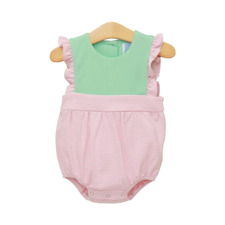 Frances Bubble- Light Pink Stripe/Mint