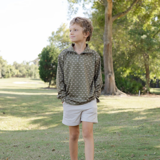 Performance Half Zip- Fish