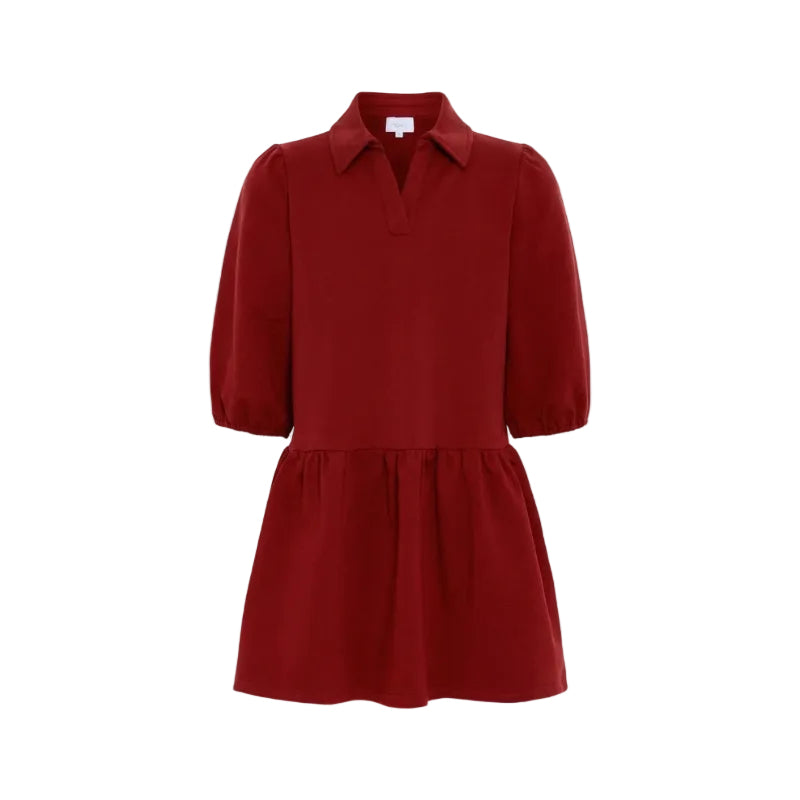 Sibley Sweatshirt Dress Red