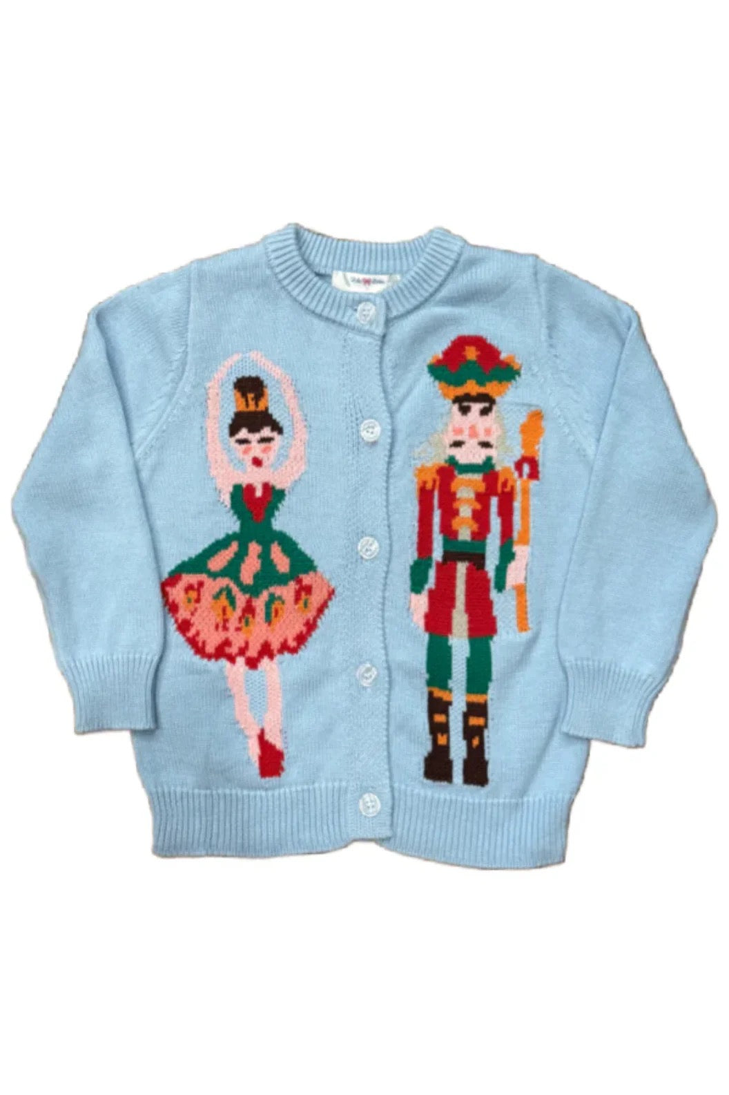 Cindy Nutcracker Knit Sweater Blue