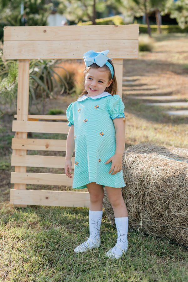 Turkey Louisa Dress, Covington Green Bitty Knit
