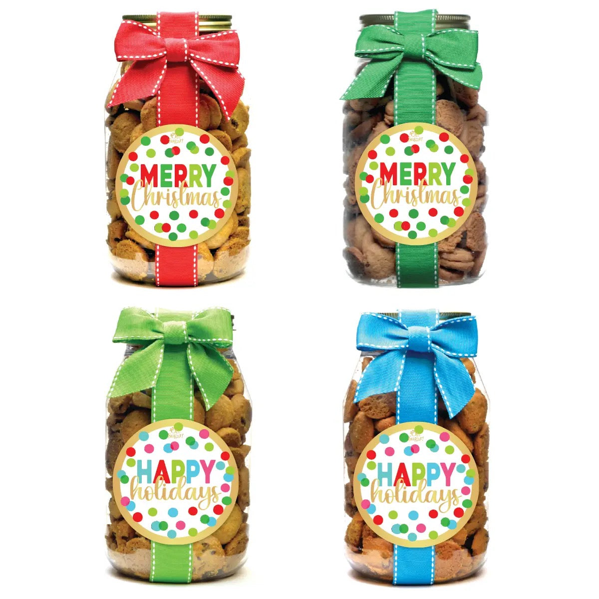 Christmas Holiday Assorted Cookies #5 Quart Size