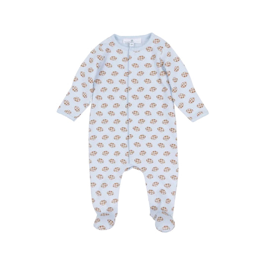 Tiny Tailgater Print Footie