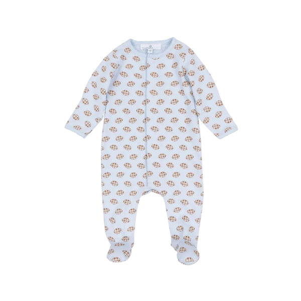 Tiny Tailgater Print Footie