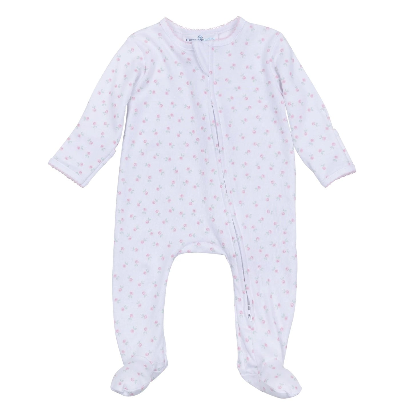 Juliette's Classics Print Zip Footie