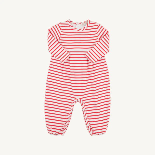 Long Sleeve Bradford Romper Richmond Red Stripe