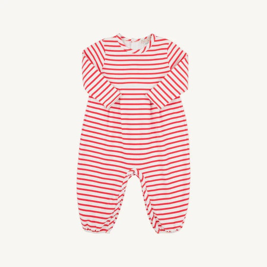 Long Sleeve Bradford Romper Richmond Red Stripe