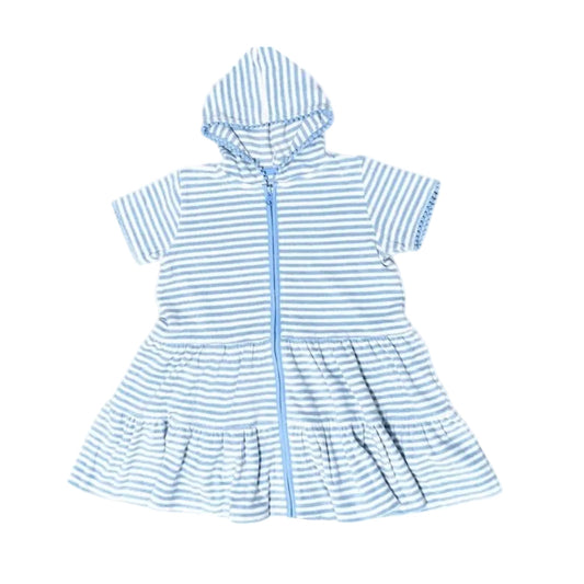 Light Blue Girls Terrycloth Coverup (Zip Up)