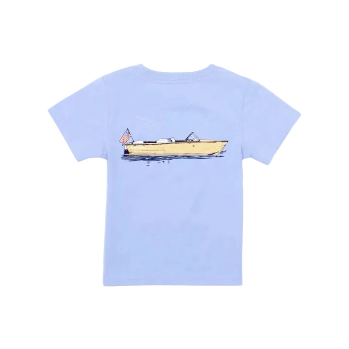 Boys Boating Tradition SS Light Blue