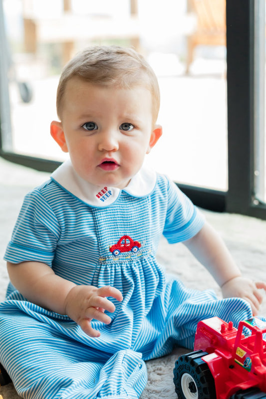 Car Silas Bubble, Periwinkle Bitty Knit