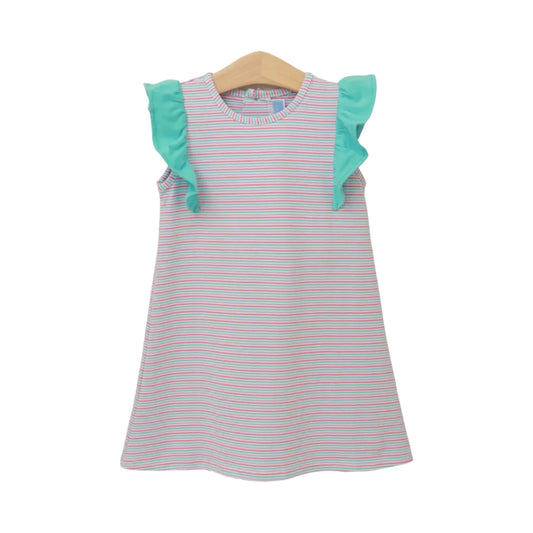 Ruby Dress- Multi Stripe