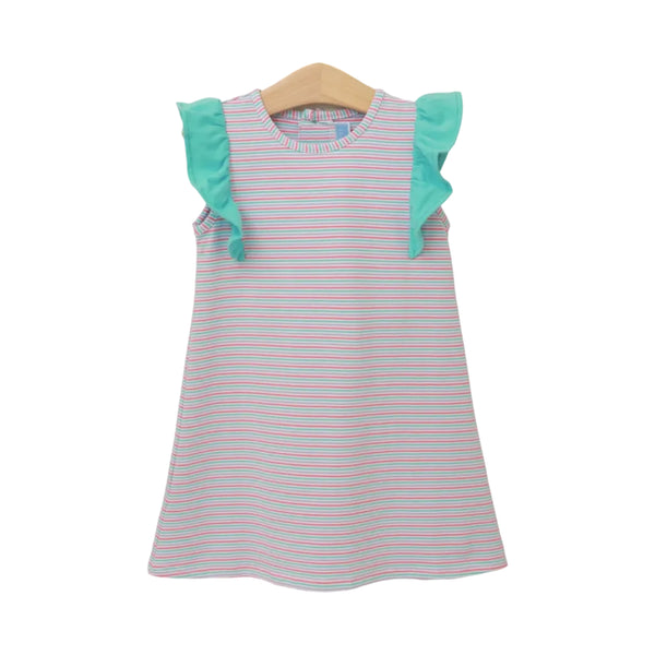 Ruby Dress- Multi Stripe