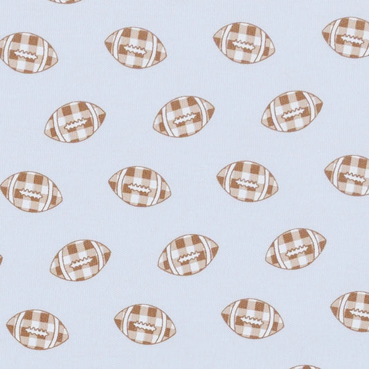 Tiny Tailgater Print Footie