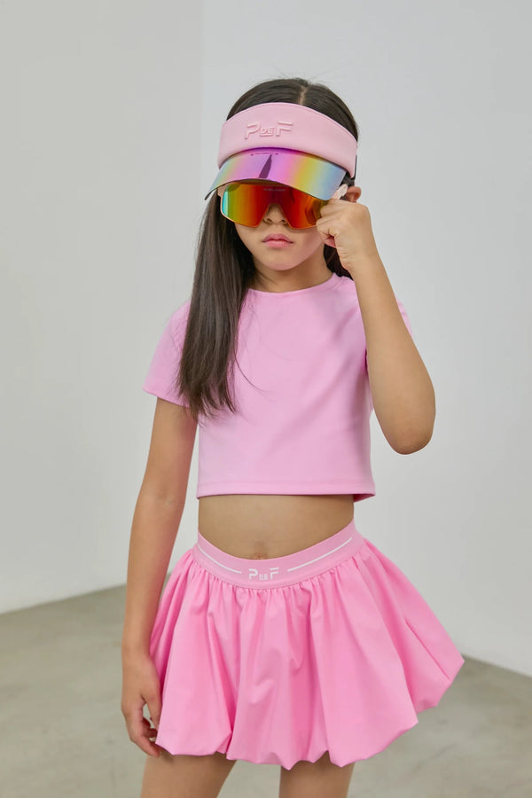 Court Bubble Skirt, Petal Pink