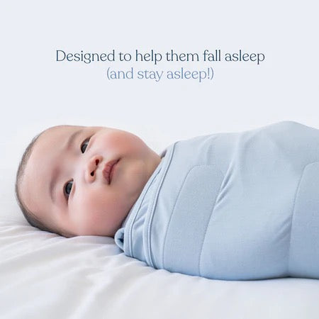 Bamboo SleepSack Swaddle- Blue Fog- Small