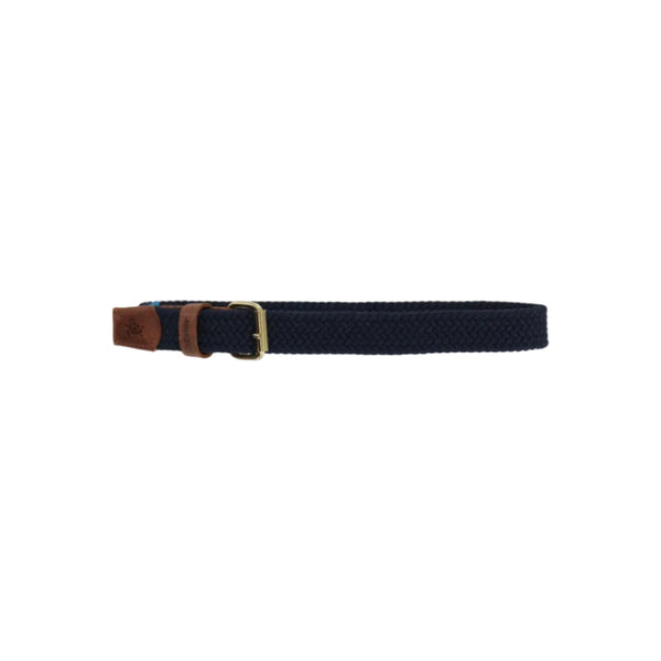 Buddy Braided Belt- Navy
