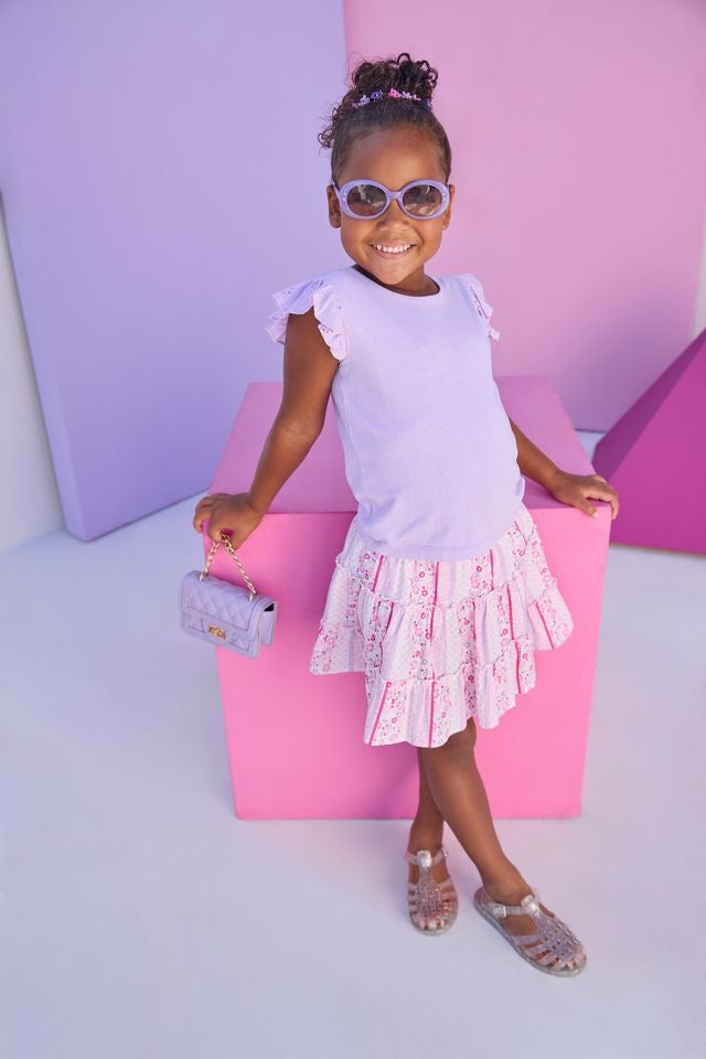 Eyelet Tank-Lilac
