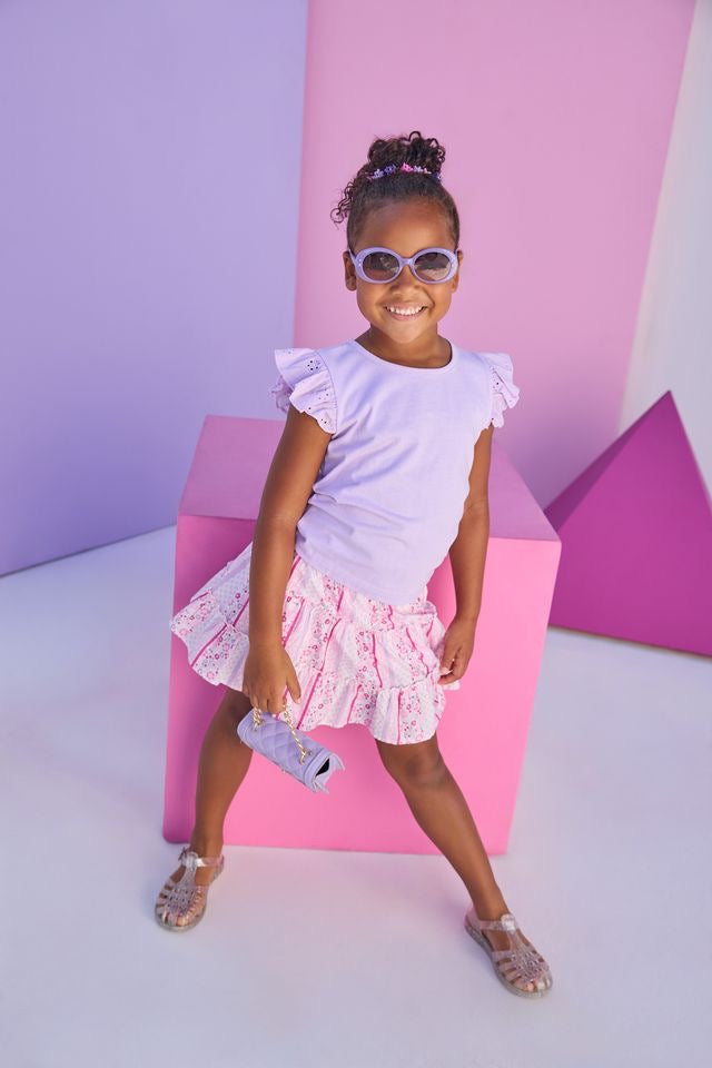 Eyelet Tank-Lilac