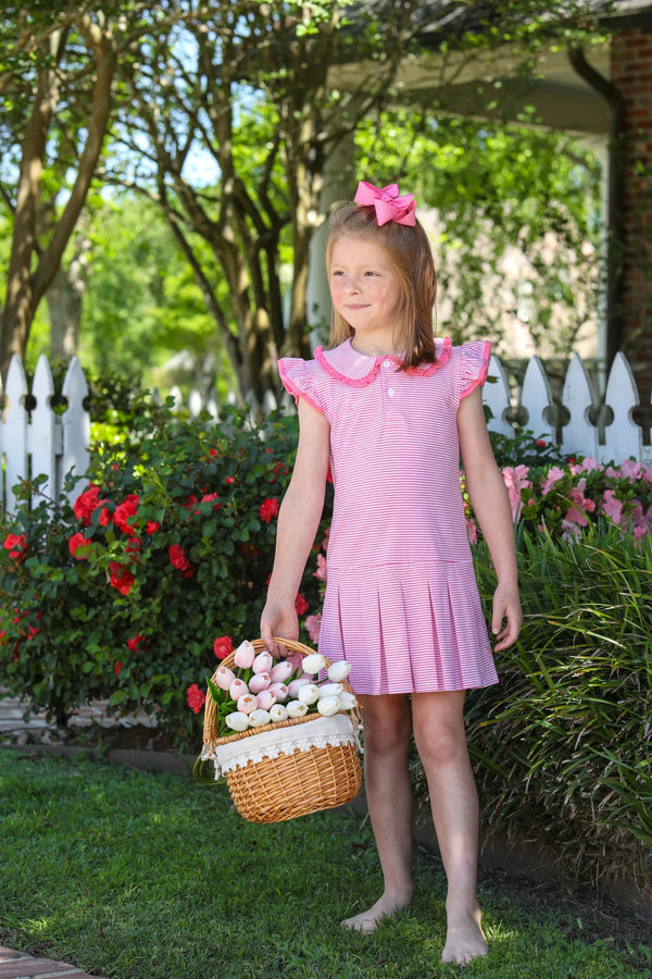 Camilla Dress-Pink Stripe